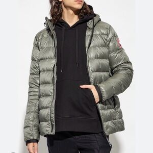 Canada Goose Crofton Hoody Puffer Jacket. SAGE BRUSH~Super hard color to find!!!
